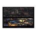 Trademark Fine Art Philippe Hugonnard 'Window View London by Night 3' 2 Panel Art 2, 22x32 PH0067B-C2232GG